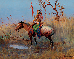 Loinclothed hobby; Obr�zek dne - the picture od the day - �awa rel - Olaf Carl Seltzer, Umatilla Scout