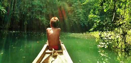 Loinclothed hobby; Obr�zek dne - the picture od the day - �awa rel - Embera indian village tour