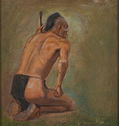 Loinclothed hobby; Obr�zek dne - the picture od the day - �awa rel - Sitting sentinel