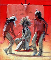 Loinclothed hobby; Obr�zek dne - the picture od the day - �awa rel - Art of John Gawne