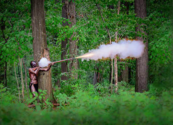 Loinclothed hobby; Obr�zek dne - the picture od the day - �awa rel - Paul Valerio - Bushy Run Battlefield