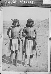 Loinclothed hobby; Obr�zek dne - the picture od the day - �awa rel -  Two Apaches, 1888