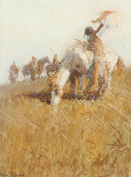 Loinclothed hobby; Obr�zek dne - the picture od the day - �awa rel -  Tom Lovell, Four Times to the Sun - Study