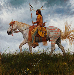 Loinclothed hobby; Obr�zek dne - the picture od the day - �awa rel -  James Ayers, Lakota Horseman