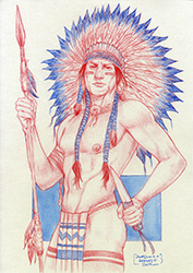 Loinclothed hobby; Obr�zek dne - the picture od the day - �awa rel -  Harvey William 