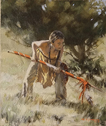 Loinclothed hobby; Obr�zek dne - the picture od the day - �awa rel -  Brian Bateman, Learning the Ways of the Hunter