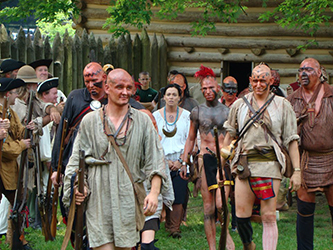 Loinclothed hobby; Obr�zek dne - the picture od the day - �awa rel - May Siege, 2012 - Native Contingent