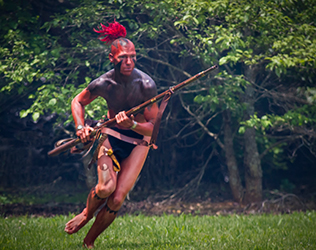 Loinclothed hobby; Obr�zek dne - the picture od the day - �awa rel - Siege of Fort Watauga 2012