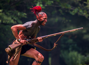 Loinclothed hobby; Obr�zek dne - the picture od the day - �awa rel - Siege of Fort Watauga 2012