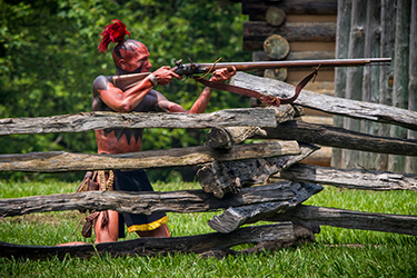 Loinclothed hobby; Obr�zek dne - the picture od the day - �awa rel - Siege of Fort Watauga 2012