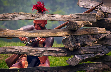 Loinclothed hobby; Obr�zek dne - the picture od the day - �awa rel - Siege of Fort Watauga 2012
