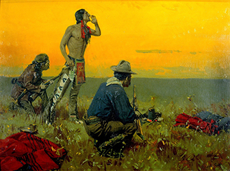 Loinclothed hobby; Obr�zek dne - the picture od the day - �awa rel - William Gilbert Gaul, Friend or Foe?