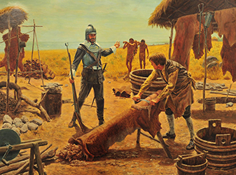 Loinclothed hobby; Obr�zek dne - the picture od the day - �awa rel - Mort K�nstler, The American Spirit