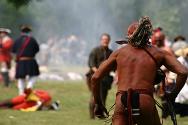 Loinclothed hobby; Obr�zek dne - the picture od the day - �awa rel - Native indian reenacting (USA)