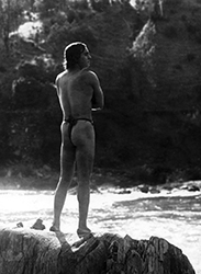Loinclothed hobby; Obr�zek dne - the picture od the day - �awa rel - The Half Breed, silent movie (1916), loinclothed Douglas Fairbanks