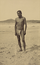 Loinclothed hobby; Obr�zek dne - the picture od the day - �awa rel - Native American Man, photo by Frederick I. Monsen 