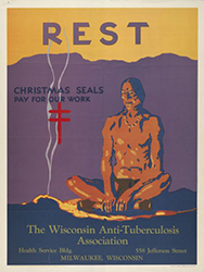 Loinclothed hobby; Obr�zek dne - the picture od the day - �awa rel - Anti-Tuberculosis Association Poster