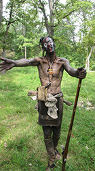 Loinclothed hobby; Obr�zek dne - the picture od the day - �awa rel - Spiritually bulletproof body paint & secured loincloth