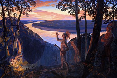 Loinclothed hobby; Obr�zek dne - the picture od the day - �awa rel - Art of Brian Haynes, Prelude