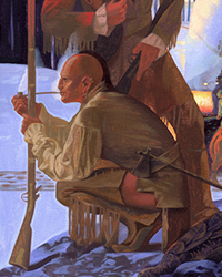 Loinclothed hobby; Obr�zek dne - the picture od the day - �awa rel - Art of Brian Haynes, Boone�s Lick