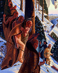 Loinclothed hobby; Obr�zek dne - the picture od the day - �awa rel - Art of Brian Haynes, Cedars 