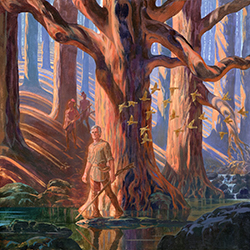 Loinclothed hobby; Obr�zek dne - the picture od the day - �awa rel - Art of Brian Haynes,  Daniel Boone