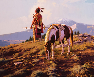 Loinclothed hobby; Obr�zek dne - the picture od the day - �awa rel - AStan Davis, The Warrior�s Prayer