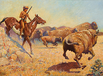 Loinclothed hobby; Obr�zek dne - the picture od the day - �awa rel - Art of Brian Haynes, Aspens Above Tesuque