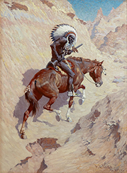 Loinclothed hobby; Obr�zek dne - the picture od the day - �awa rel - William Robinson Leigh, The War Chief