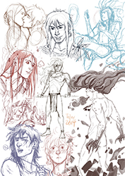 Loinclothed hobby; Obr�zek dne - the picture od the day - �awa rel - Art by by Tashina  Kalmbach