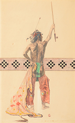 Loinclothed hobby; Obr�zek dne - the picture od the day - �awa rel - Art of Olaf C. Seltze, Calumet