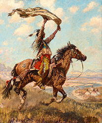 Loinclothed hobby; Obr�zek dne - the picture od the day - �awa rel - Art of DeCost Smith, The Signal, 1905   