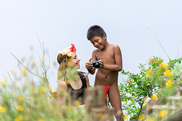 Loinclothed hobby; Obr�zek dne - the picture od the day - �awa rel - Embera