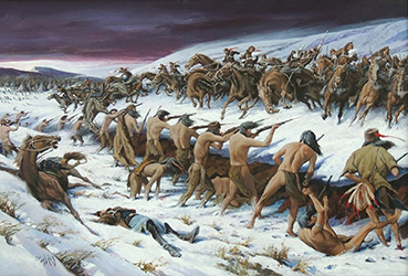 Loinclothed hobby; Obr�zek dne - the picture od the day - �awa rel - Art of Terry Johnston, A Cold Day in Hell