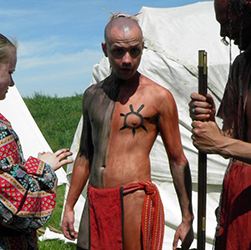 Loinclothed hobby; Obr�zek dne - the picture od the day - �awa rel - Native american rennacting, Chad Rank Jr. style