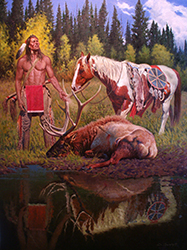 Loinclothed hobby; Obr�zek dne - the picture od the day - �awa rel - Art of John Fawcett, Good Company