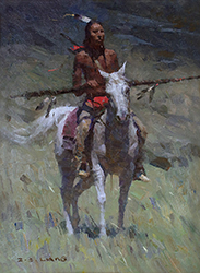 Loinclothed hobby; Obr�zek dne - the picture od the day - �awa rel - Art of Z.S. Liang , Arapaho Scout