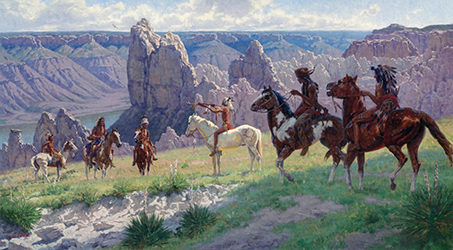Loinclothed hobby; Obr�zek dne - the picture od the day - �awa rel - Art of Charles Fritz, Honoring the Great River