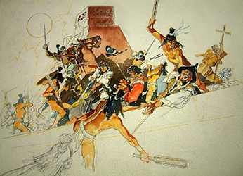 Loinclothed hobby; Obr�zek dne - the picture od the day - �awa rel - Art of Giovanni Ticci, 4/4