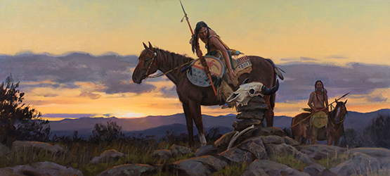 Loinclothed hobby; Obr�zek dne - the picture od the day - �awa rel - Art of Tom Browning, Sacred Symbol 
