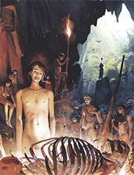 Loinclothed hobby; Obr�zek dne - the picture od the day - �awa rel - Art of  Emmanuel Lepage,  La terre sans mal