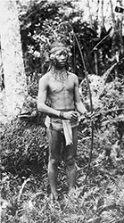 Loinclothed hobby; Obr�zek dne - the picture od the day - �awa rel - Kepulauan Mentawai, Sumatra
