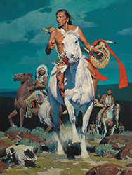 Loinclothed hobby; Obr�zek dne - the picture od the day - �awa rel - Art of David Man, Top of the Mesa