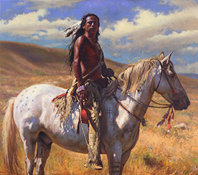 Loinclothed hobby; Obr�zek dne - the picture od the day - �awa rel - Art of Don Oleze, Son Of The Plains