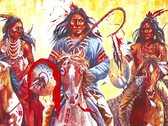 Loinclothed hobby; Obr�zek dne - the picture od the day - �awa rel - Art of Pat McAllister, Called To Council