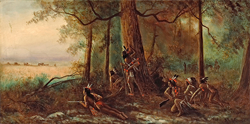 Loinclothed hobby; Obr�zek dne - the picture od the day - �awa rel - Art of Koerner W. H. D. - Art of Astley David Middleton Cooper,  Protecting the Land