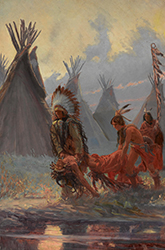 Loinclothed hobby; Obr�zek dne - the picture od the day - �awa rel - Art of Koerner W. H. D. - Art of Remington Schuyler, The ceremony 