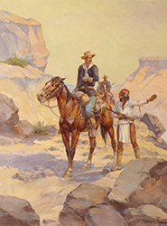 Loinclothed hobby; Obr�zek dne - the picture od the day - �awa rel - Art of Koerner W. H. D. - Art of Herman Wendelborg Hansen, Rio Grande Patrol
