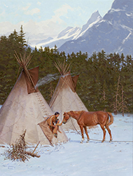 Loinclothed hobby; Obr�zek dne - the picture od the day - �awa rel - Art of Koerner W. H. D. - Art of Tom Lovell, No Room at the Inn