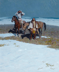 Loinclothed hobby; Obr�zek dne - the picture od the day - �awa rel - Art of Koerner W. H. D. - Art of Tom Lovell, Listening for the Drums